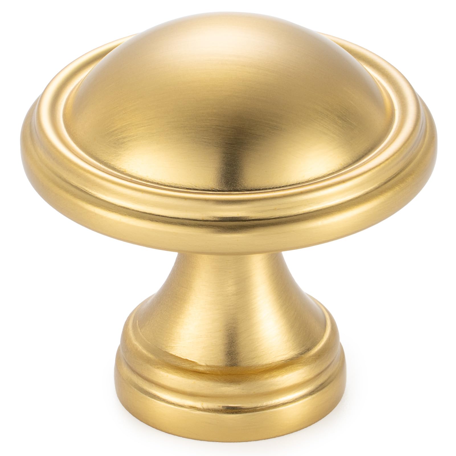 KOOFIZO 30-Pack Classical Cabinet Knob - Brushed