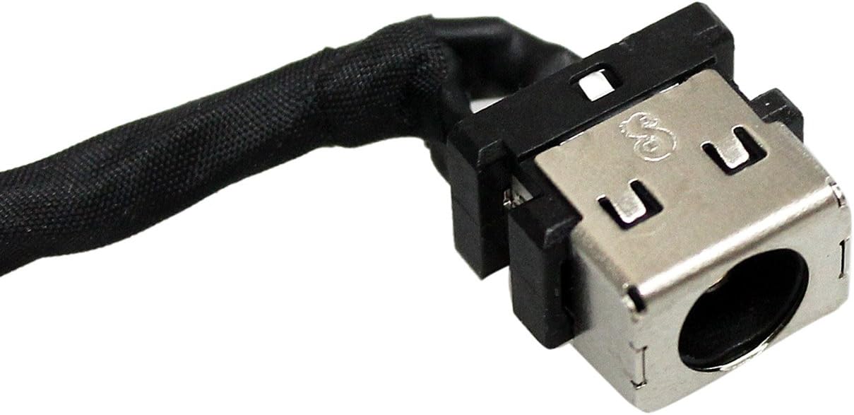 ZAHARA DC POWER JACK W/CABLE CONNECTOR Replacement for Asus GL503 FX503 GL703, Black - Image 4
