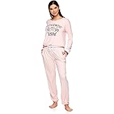 U.S. Polo Assn. Women's Pajama Set, Long Sleeve Tee, Pants Valentines Gifts for Her