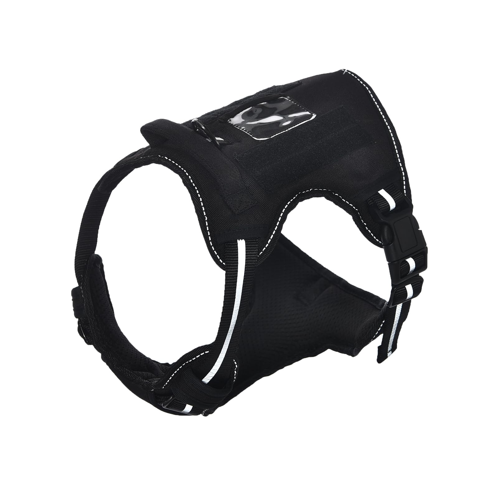 Photo 1 of Amazon Basics No Pull Dog Harness, Adjustable Front Clip, Tactical Vest, Small, Black