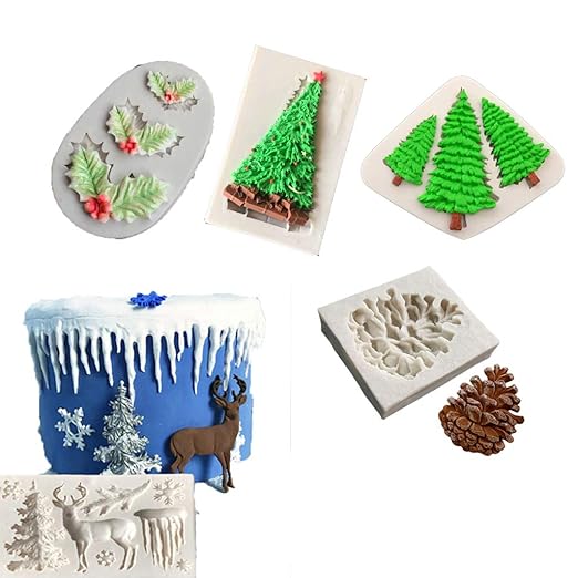 Naotai - Molde de silicona para fondant, chocolate, caramelo, goma ...