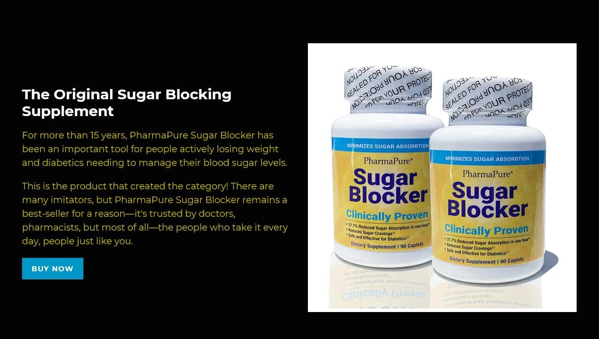 PharmaPure Sugar Blocker Slimdown Weight Loss Program (90 Caplets