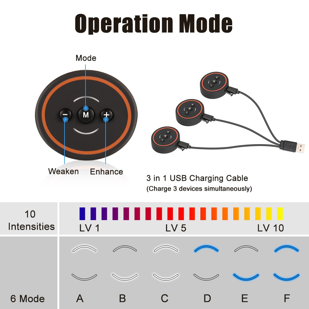 ROKOO Abs Stimulator Ultimate Muscle Toner with 10 Extra Gel Pads, EMS Abdominal Toning Belt for Men and Women, Arm and Leg Trainer, Office, Home Gym Fitness Equipment