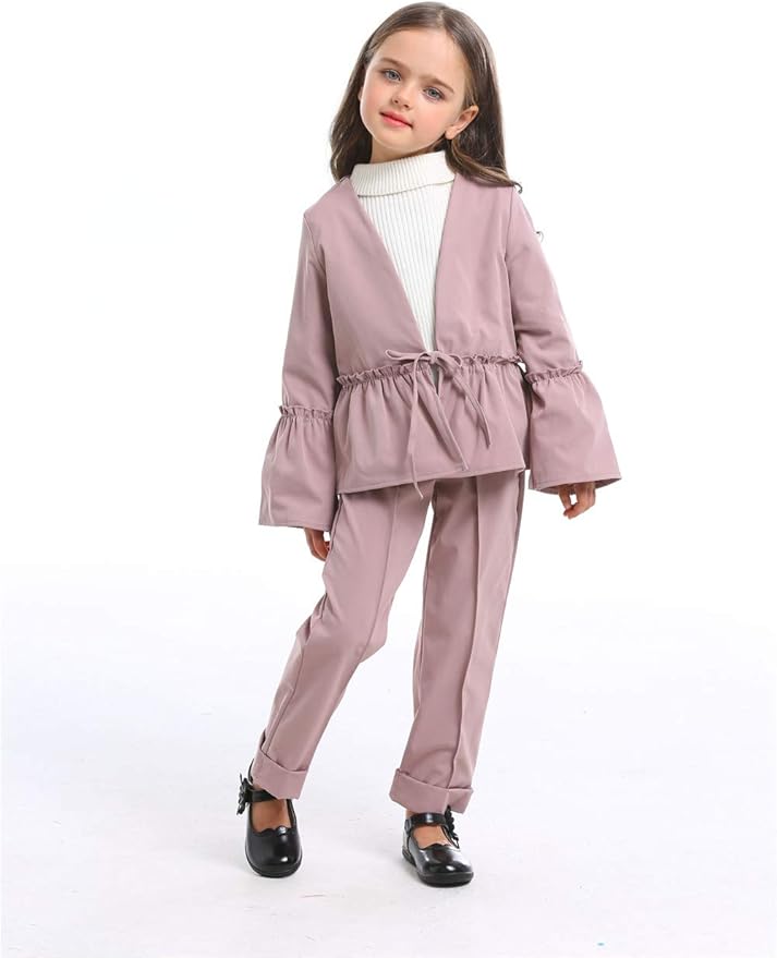 girl coat pant suits