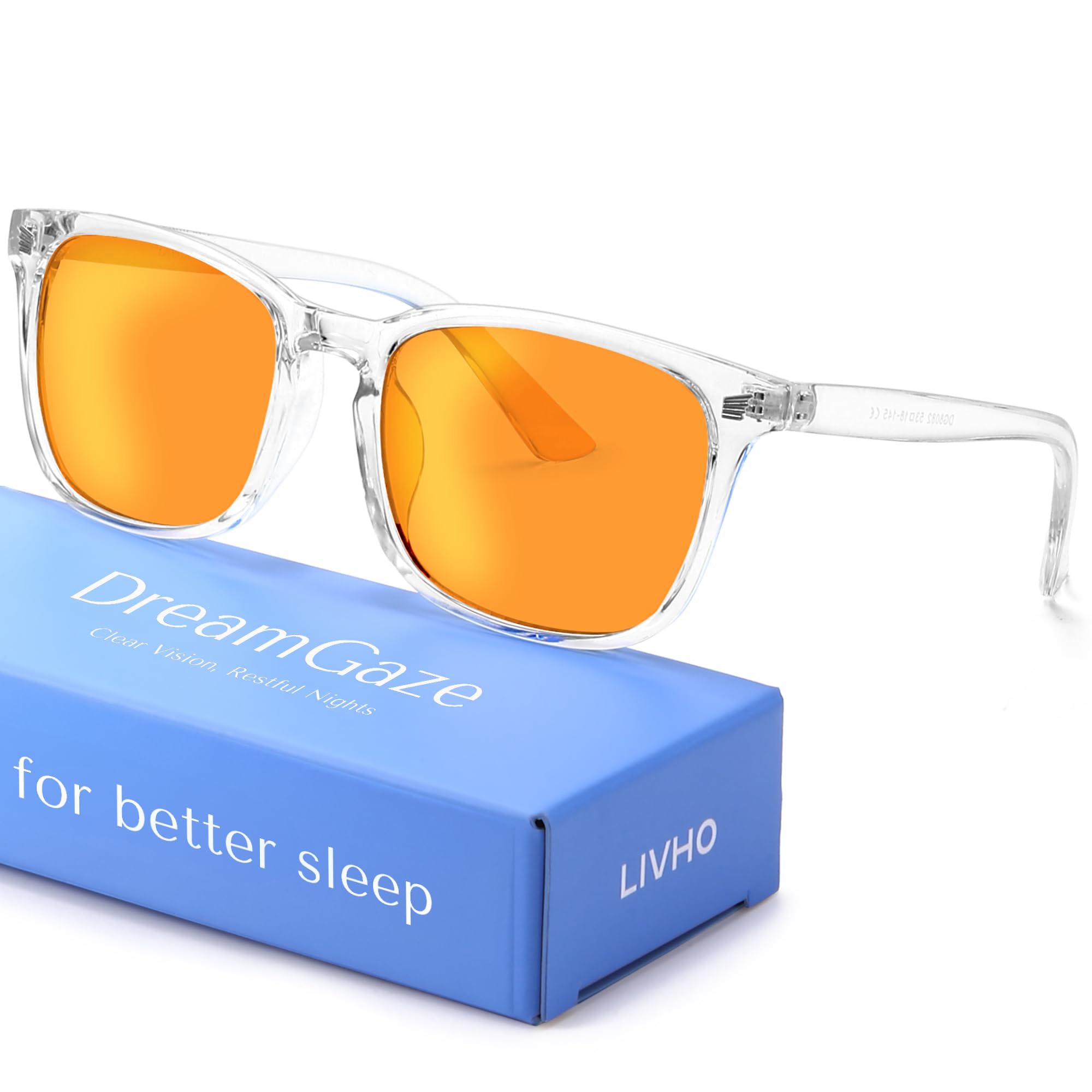 livho Gaming Blue Light Blocking Glasses for Better Sleep, Premium Night Driving, Computer Blockers for Man & Woman