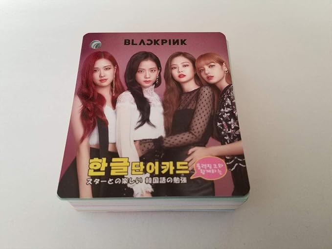 Amazon 韓国 K Pop Black Pink ブラックピンク 韓国語単語カード 63枚入り アイドル 芸能人グッズ 通販