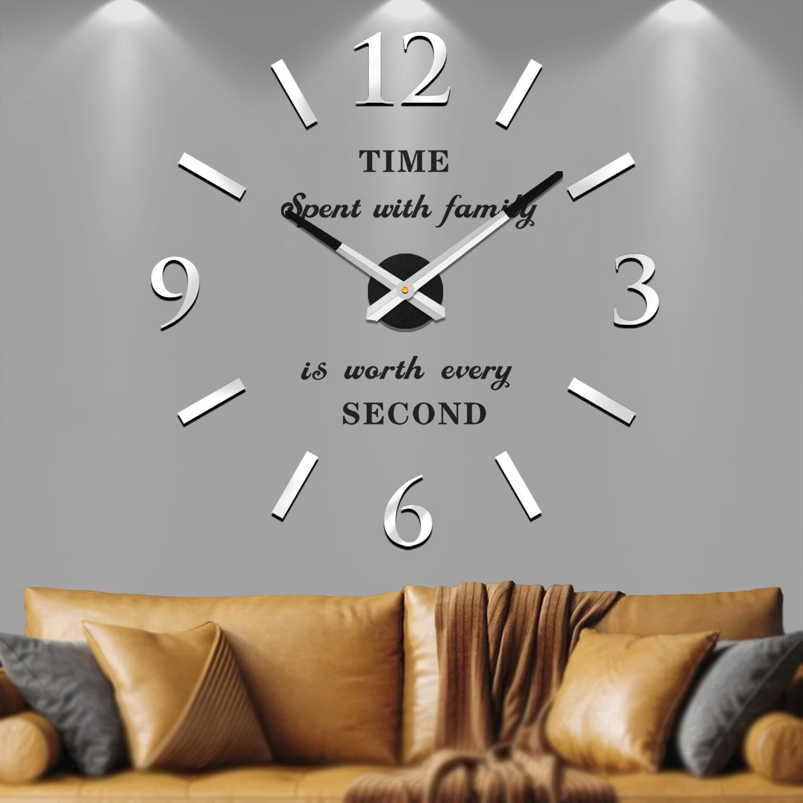 VANGOLD Wall Clocks for Living Room Decor