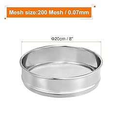 PATIKIL 200 Mesh Lab Sieve, 8" Diameter Test Sieve