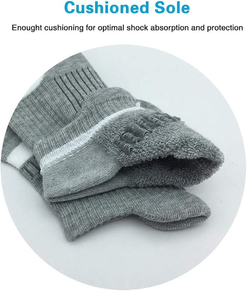 BERING Women's Performance Athletic Running Socks (6 Pair Pack): Clothing
