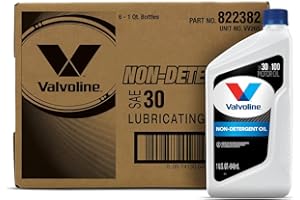 Valvoline Daily Protection Non-Detergent 30 Oil 1 QT, Case of 6