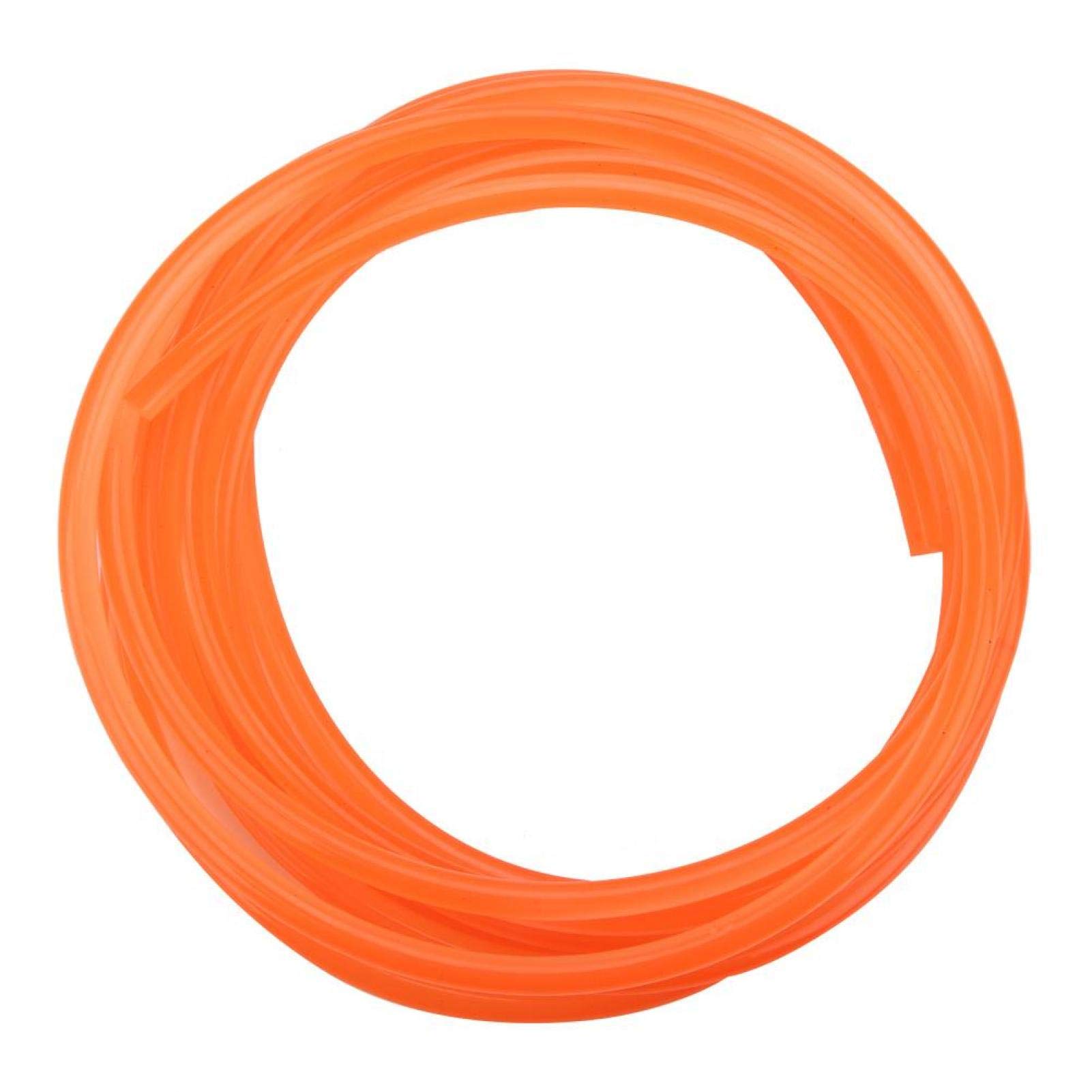 Vobor Transmission Belt - Orange Smooth Surface PU Polyurethane Round Belt for Drive Transmission(8mm*5m)