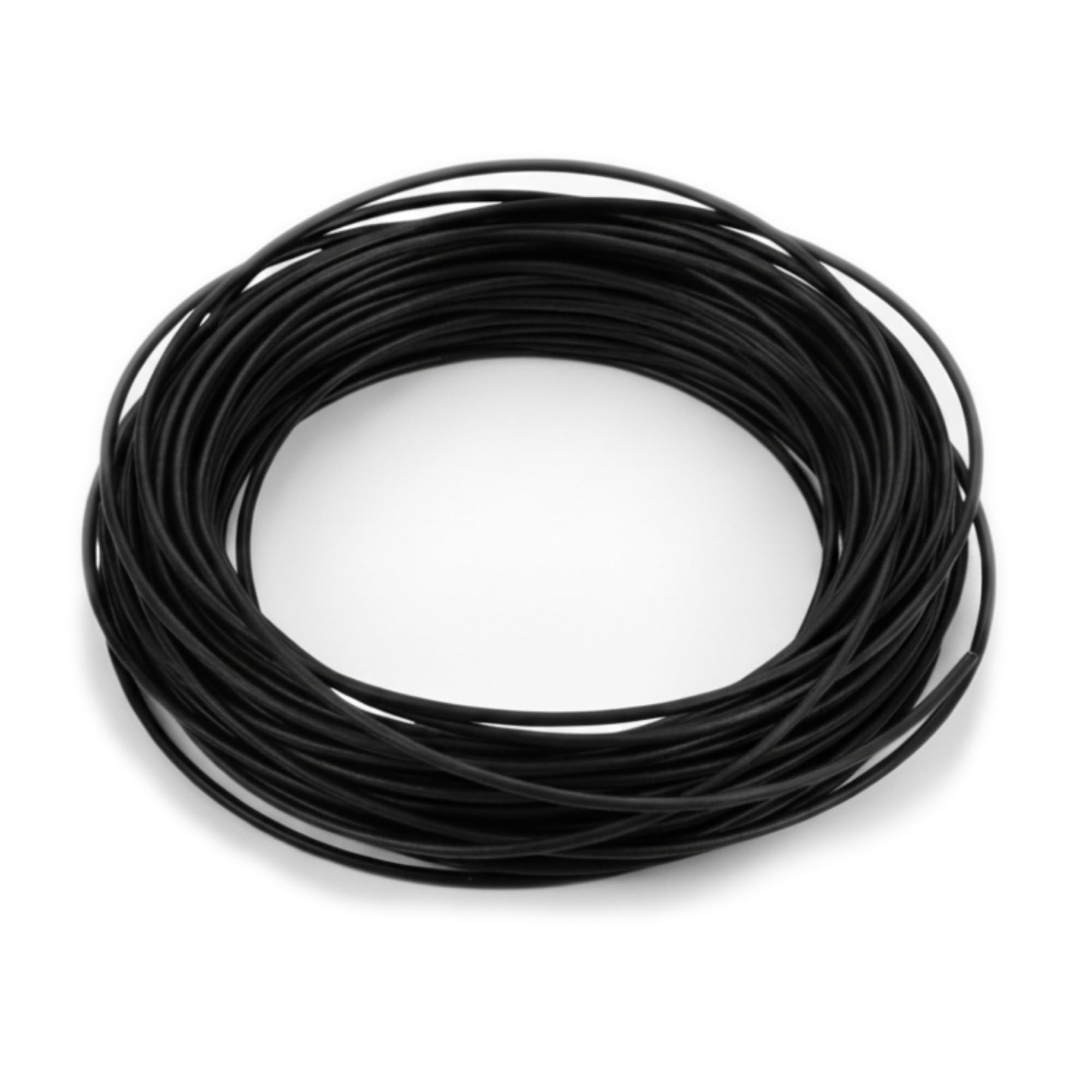 The Bead Shop Genuine Leather Cord 5 Metres - 1.5mm Round - Black - Cowhide Leather String for Jewellery Making, Bracelets & Necklaces — image 1