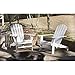 Classic White Painted Wood Adirondack Chair