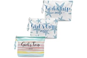 Fokongna 3PCS Girls Trip Gifts Favors Rainbow Starfish Wet Bag Wet Dry Bag Beach Bag for Swimsuit Toiletry Bag Travel Essentials For Women, Beach Travel Gym Wet Dry Bag for Swimsuit Dirty Diaper Bag