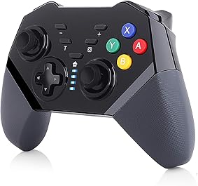 TUTUO Mando para Nintendo Switch, Wireless Bluetooth Pro Controller Controlador Inalámbrico Compatible con Nintendo Switch/Lite 
