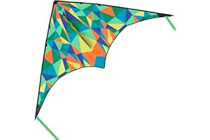Phobby Delta Kites for Kids Ages 4-8, Easy to Fly Beach Kites for Beginners with 262 Ft Kite String, Large Kite for Outdoor Activities and Games