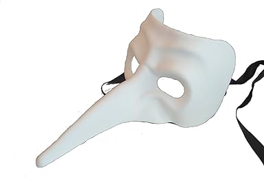 Amazon Com Blank White Mask For Decorating Nasone Grezzo Nose