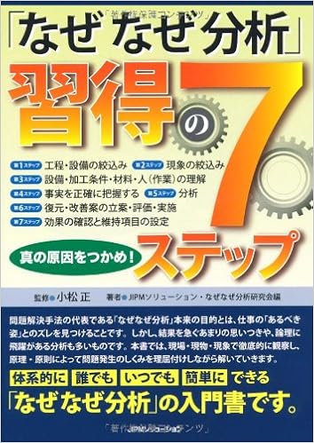 なぜなぜ分析 習得の7ステップ 真の原因をつかめ 正 小松 Jipmソリューションなぜなぜ分析研究会 本 通販 Amazon