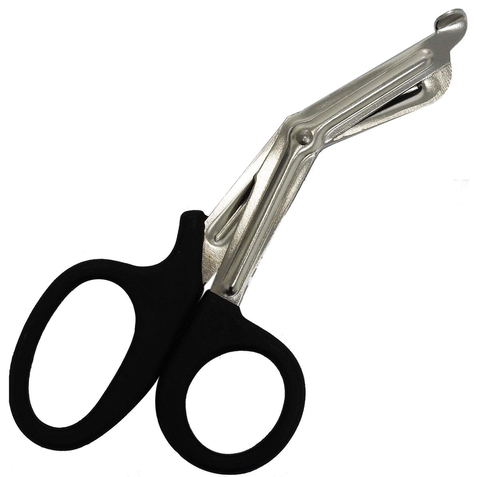 Trauma Shears 7.5'' Stainless Steel Medical Bandage Scissors EMT Shears for Emergency Supplies (Black)