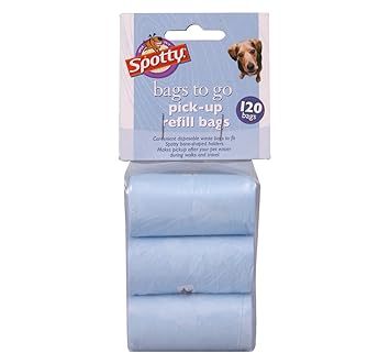 Spotty Waste Pick-Up Bags, 120 Bags