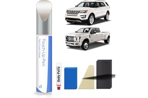 PARTS4EV White Platinum Metallic(UG) Touch Up Paint Repair Kit Compatible with Ford - DIY Kit Exactly Matches Chips and Nicks