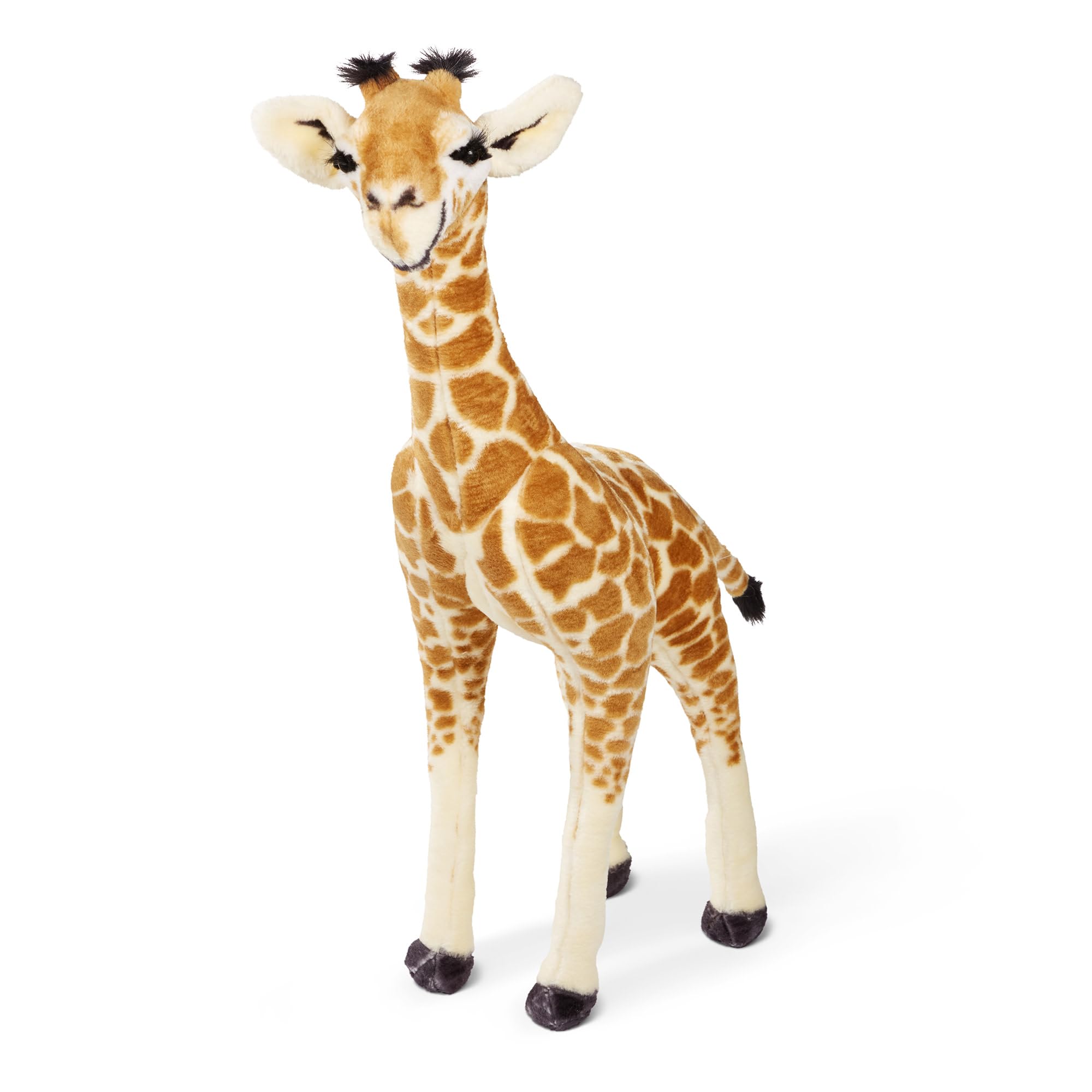 Melissa & Doug Standing Baby Giraffe Plush, Cuddly Toy Giraffe Teddy, Stuffed Animal Cuddly Toys for Girls, Safari Nursery, Plush Toys for 3+ Year Old Baby
