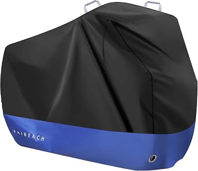 Faireach Bike Cover Waterproof 210D Oxford Heavy Duty UV 200x110x70 cm