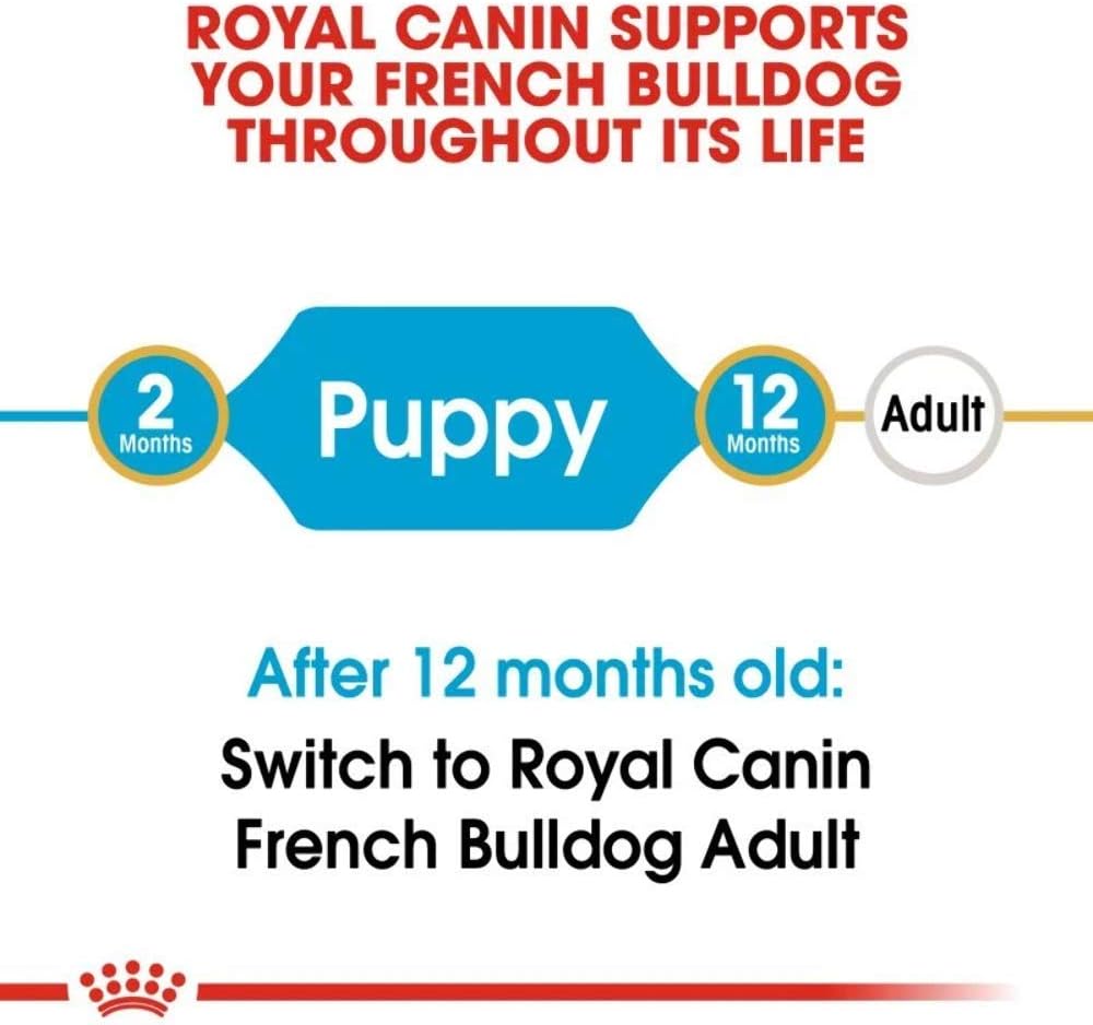 ROYAL CANIN Dog Food French Bulldog Puppy 3 Kg, Multicolour, 3 kg (Pack of 1) - Image 5
