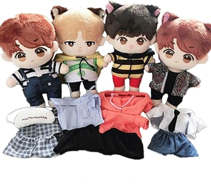 bts with stuffed animals