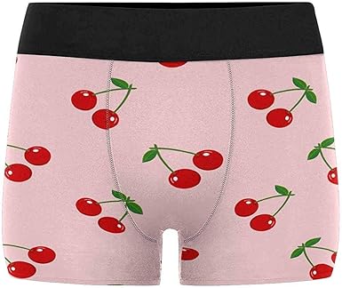 Adamitt Sous Vetements De Boxeur De Fruits Rouges De Cerise Pour Les Hommes Amazon Fr Vetements Et Accessoires