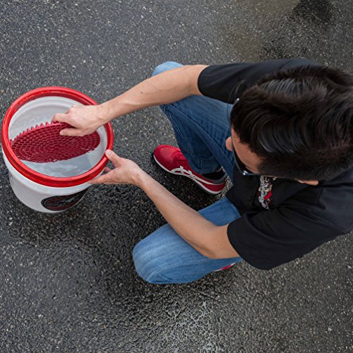 Chemical Guys Cyclone Dirt Trap Car Wash Bucket Insert, Red Pricepulse