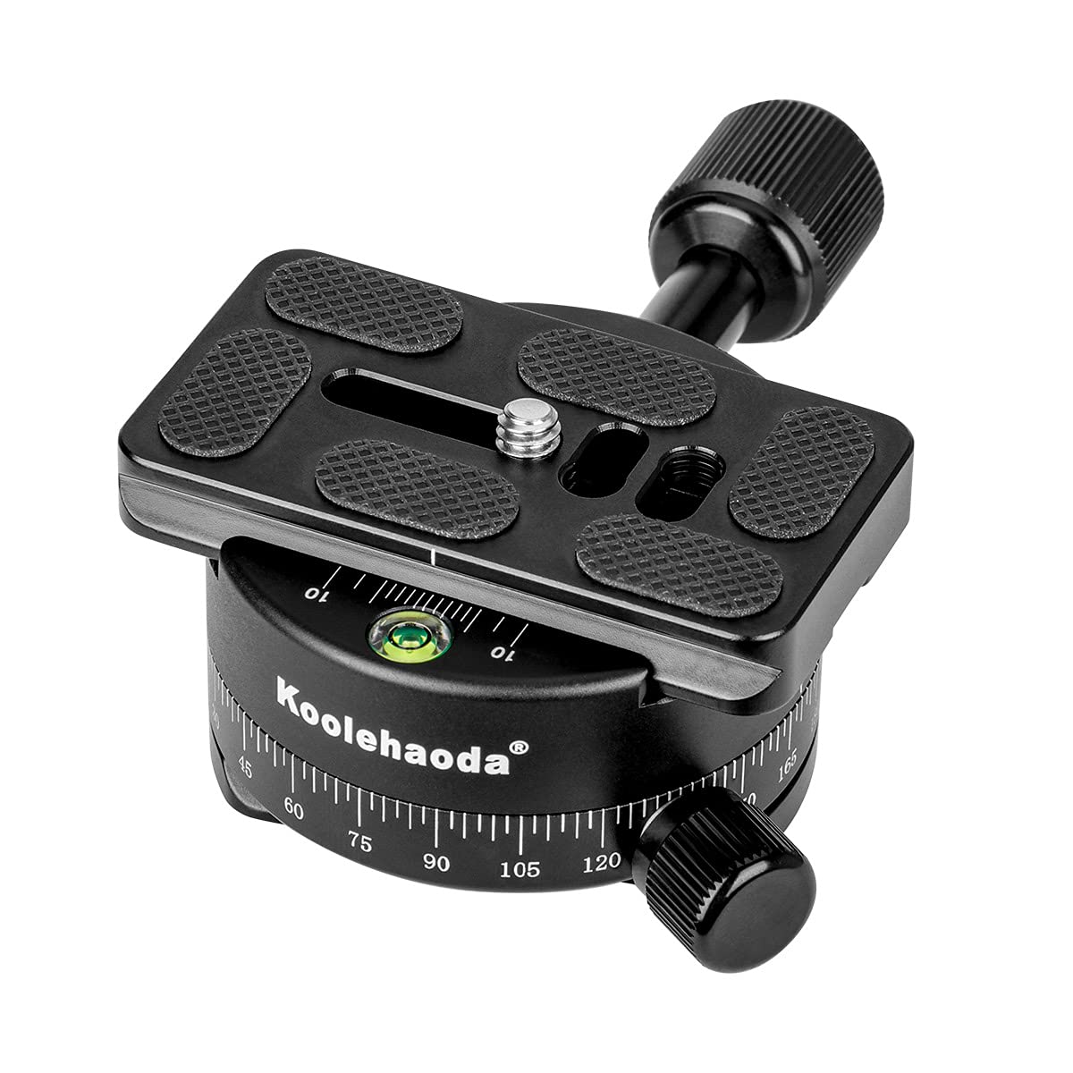 koolehaoda 360° Panoramic Head Tripod Head With 70mm Quick Release Plate Compatible with RRS/ARCA Ball Head for Tripod Monopod Slider DSLR Cameras