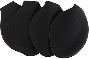 Kisangel 4pcs Men Protective Pouch Pad Sponge Underwear Cup Pad Bulge Enhancing Support for Swimming Sports