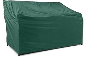 Covermates Outdoor Patio Sofa Cover - Light Weight Material, Weather Resistant, Elastic Hem, Seating and Chair Covers, 52W x 32D x 34H, Green