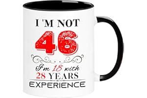 ERYUWOZA 1978 46th Birthday Mug for Women Men, Turning 46 Year Old Birthday Gifts for Mom, Dad, Grandma, Grandpa, Wife, Husband, Daughter, Sister, Best Friends, Coworkers, Her, Him, 11oz Coffee Cup