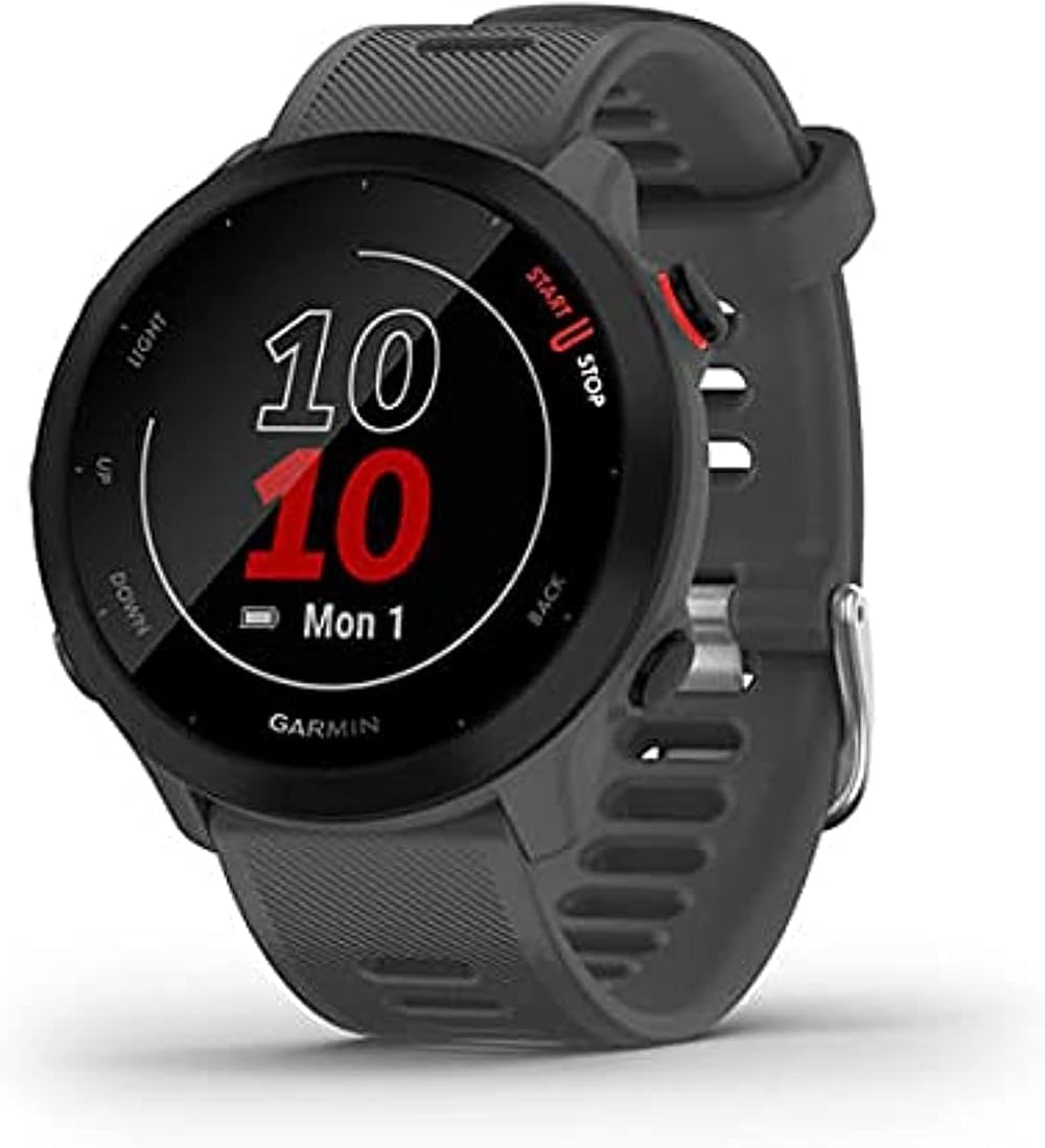 Garmin Forerunner 55 Smartwatch Grey GPS Tracking UK Shipping Only