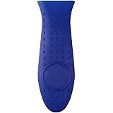Amazon Basics Silicone Hot Skillet Handle Cover Holder, Blue