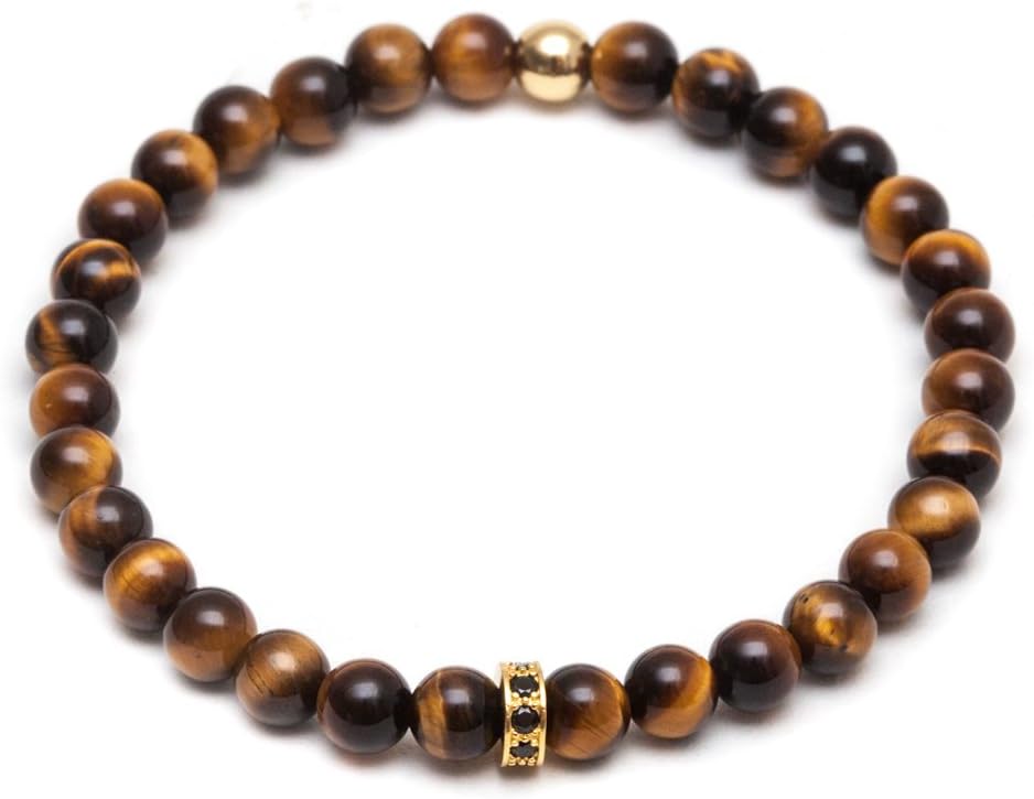 ZENGER Jewelry 6mm Grade AA Beaded Bracelet