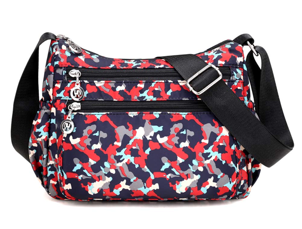 Collsants Nylon Crossbody Purse for Women Travel Shoulder Bag Multi Pocket  Water Resistant