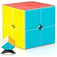 Speed Cube 2x2x2,Jurnwey Stickerless Frosted Triangle Puzzle Magic Cube