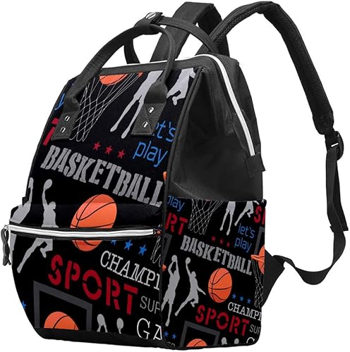 Amazon Co Jp Ayustyle バックパック レディース バスケットボール スポーツ リュック 多機能 旅行 通勤 マザーズバッグ リュックサック 大容量 マザーズリュック 男女兼用 シューズ バッグ