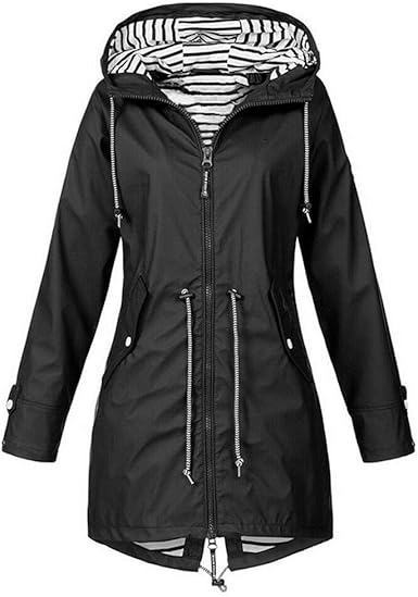 ladies white waterproof jacket