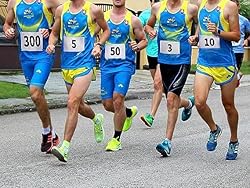 UISKOOPW Tyvek Paper Race Bibs Running Numbers