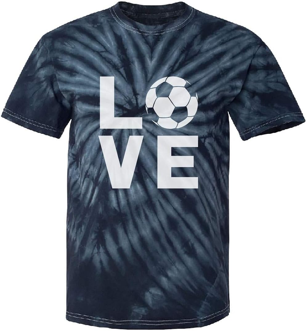 I Love Soccer Shirt Gift for Soccer Players Fans Tie Dye