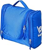 Bago Hanging Toiletry Bag - Men and Women’s Travel Cosmetic Organizer - Great kit for your makeup and shaving needs