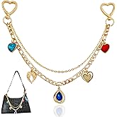 Merunone Bag Charms Purse Chain Charm for Handbags & Tote Bags, Cute Gold Key Chain Accessories for Bogg Bag