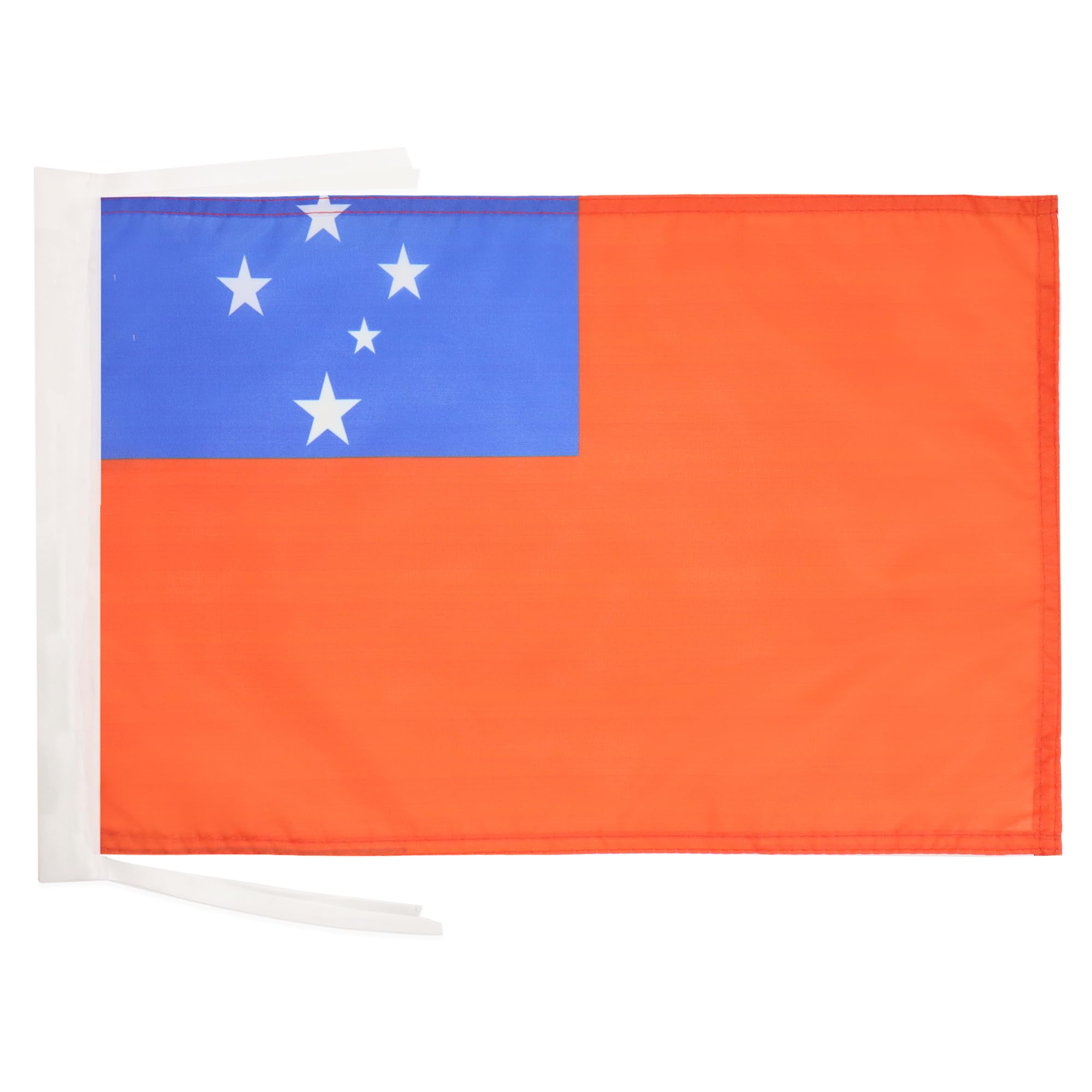 AZ FLAG - Samoa Flag - 18'' x 12'' - 100% Polyester Samoan Small Banner with Two Cords - Fade Resistant - Vivid Colors - 18x12 in - 45x30 Cm — image 1