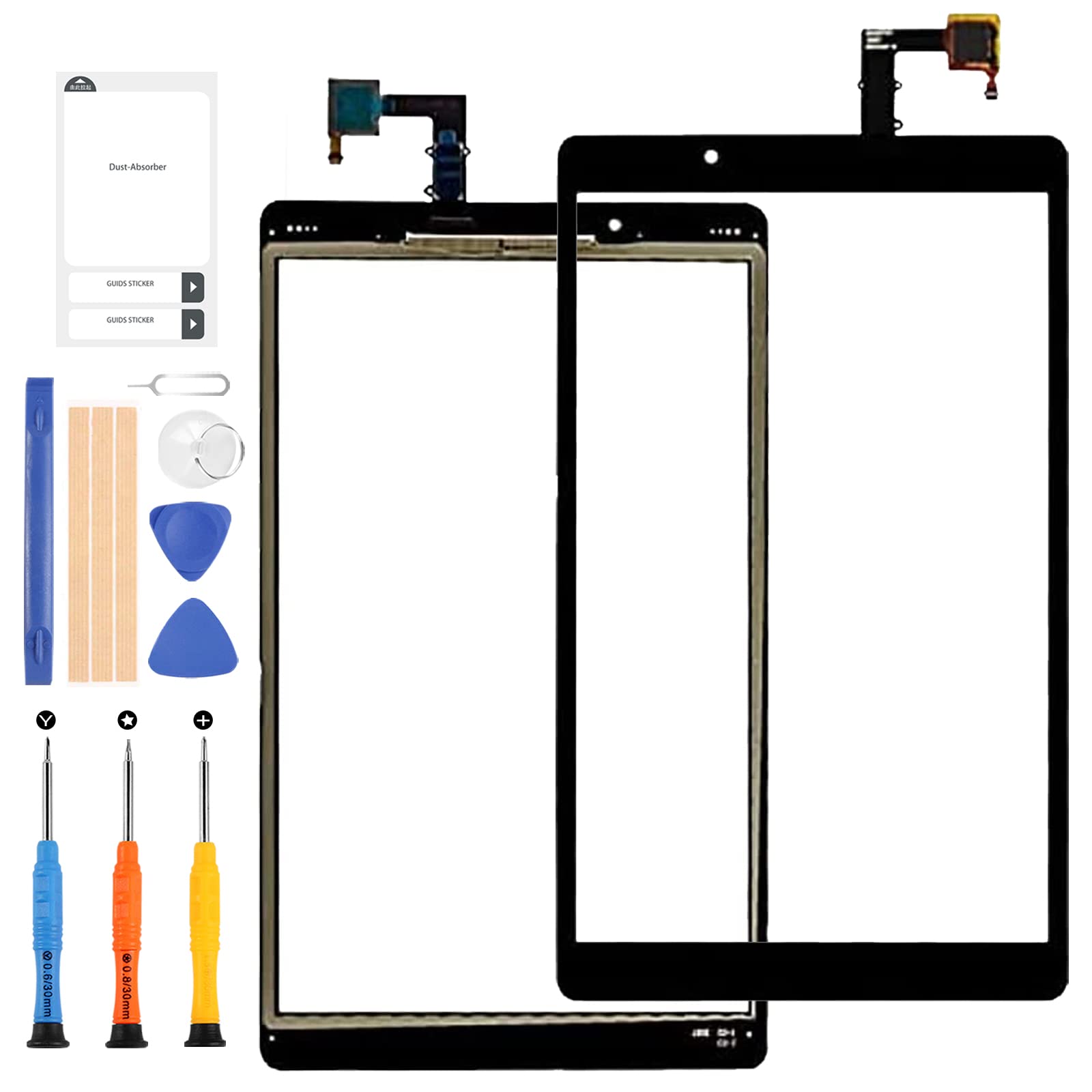 LADYSON New 8.0inch For Lenovo Tab E8 8 TB-8304F1 TB-8304F TB-8304 Touch Screen Digitizer Tablet Sensor Glass Panel Replacement Repair Parts Kit