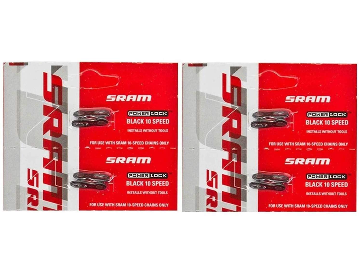 Sram PowerLock Chain Connector 10-speed Chain Link w/DECAL - Available in 2-PACK and 4-PACK (4)