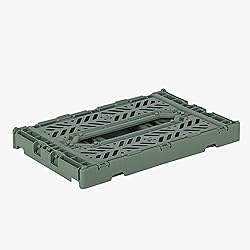 Aykasa Collapsible Storage Bins, Plastic Crate for